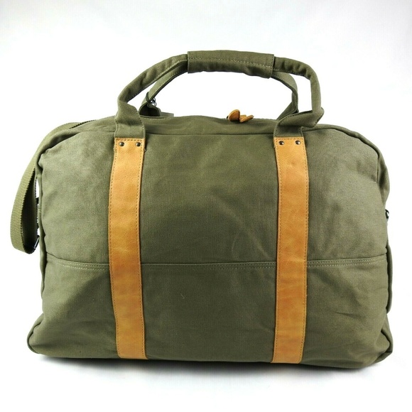 Magnolia Canvas & Leather Weekender Bag - Picture 3 of 8